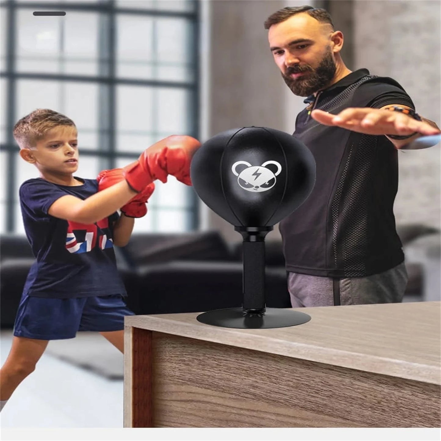 Sports Desktop Punching Bag,Boxing Bag for Adults, Punching Bag with Suction Cup, for Office Table and Counters, Kids Adult Stress Relief Venting Boxing