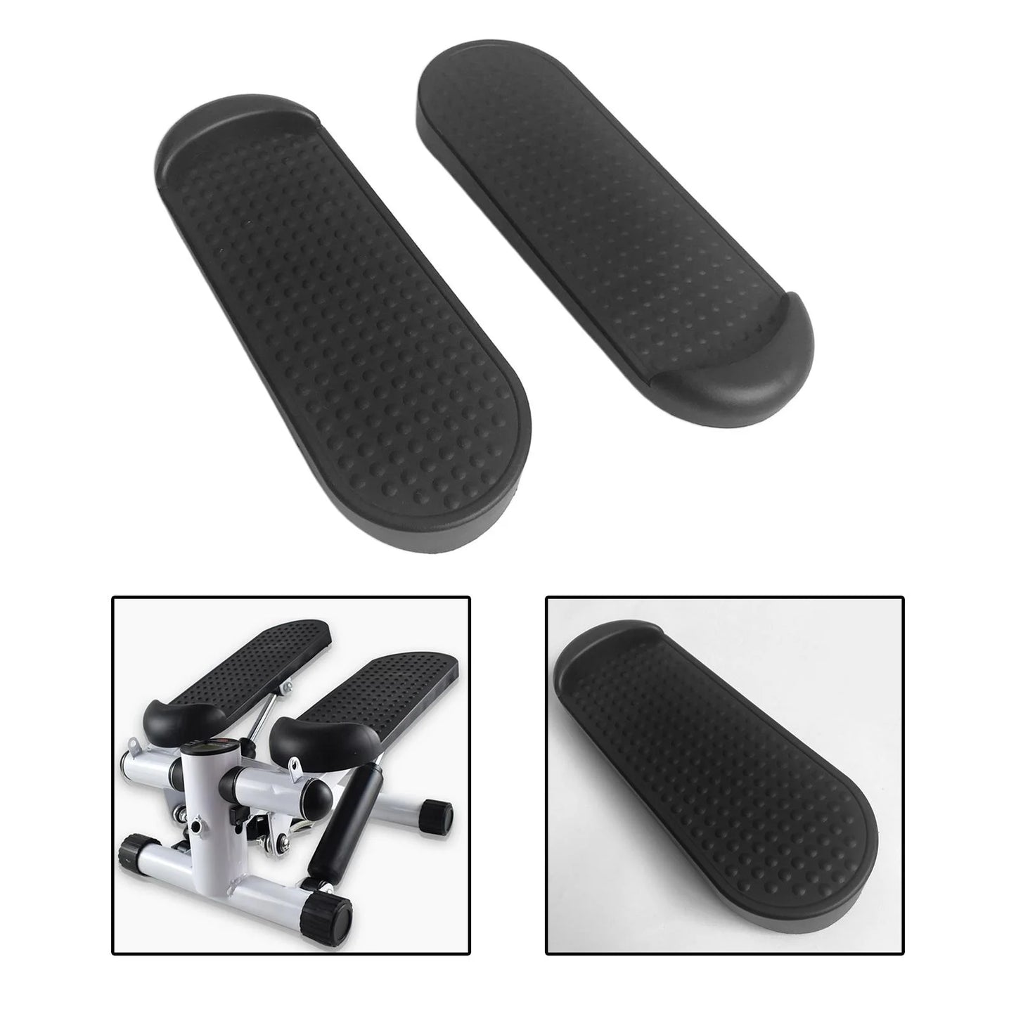 2Pcs under Desk Elliptical Foot Pedals Fitness Replacement Pedals for , Walking Machine, Bike Pedal Exerciser, Office